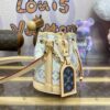 Fake Louis Vuitton Nano Noe White - designer handbag clone