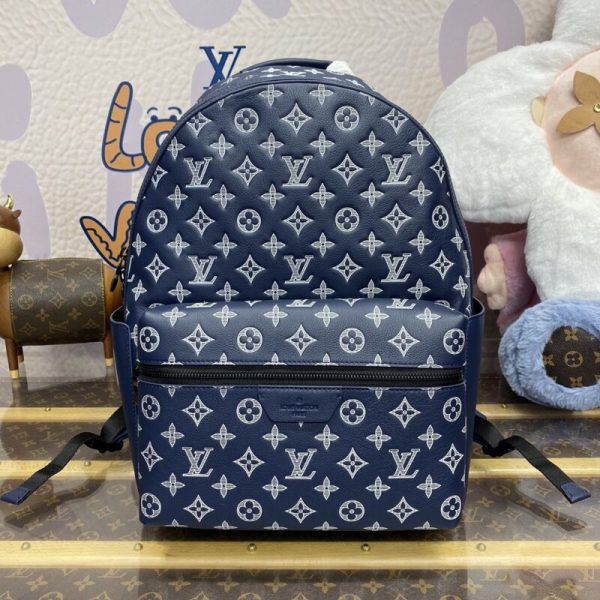 Replica Louis Vuitton Discovery Backpack Blue