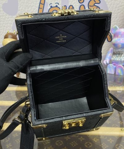Replica Louis Vuitton Camera Box Black - premium superclone handbag