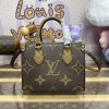 Fake LV Onthego Bb Brown - high-quality designer bag dupe