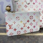 Replica Louis Vuitton Neverfull MM White Orange