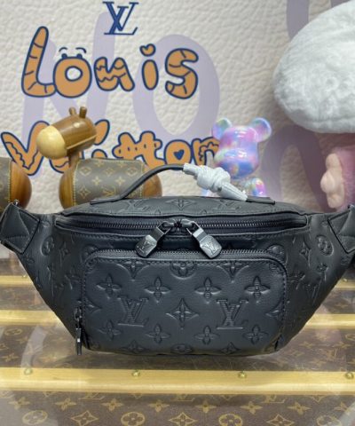 Fake Louis Vuitton Rush Bumbag Black - elite factory replica handbag