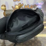 Replica Louis Vuitton Rush Bumbag Black - 1:1 premium replica handbag