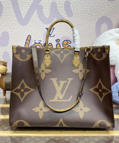 Fake LV Onthego Large Brown - ultra-realistic fake purse