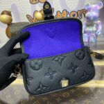 Replica Louis Vuitton Nano Diane Black - affordable luxury replica bag