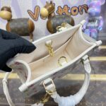 Replica LV Onthego White Orange - high-quality designer bag dupe