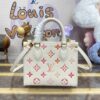 Replica LV Onthego White Orange - high-end replica designer purse