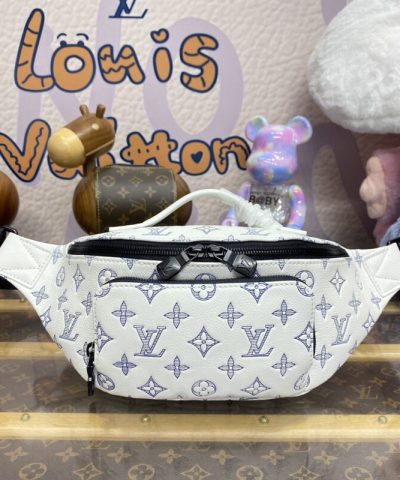 Fake Louis Vuitton Bumbag Rush White - designer handbag clone