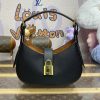 Fake Louis Vuitton Low Key Shoulder Black - elite factory replica handbag
