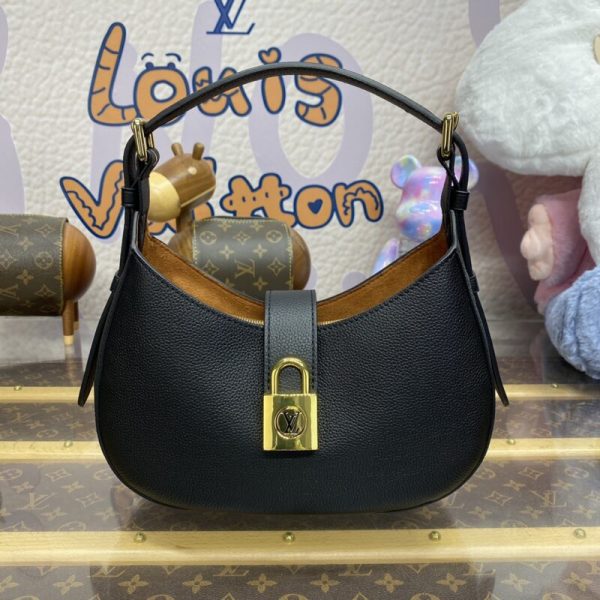Replica Louis Vuitton Low Key Shoulder Black