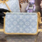 Replica Louis Vuitton Carry All PM Light Denim