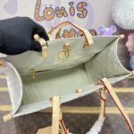 Replica LV Onthego White Denim - affordable luxury replica bag