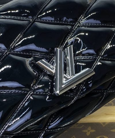 Fake Louis Vuitton Go – 14 Black Patent - affordable luxury replica bag