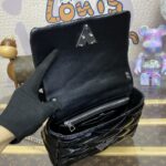 Replica Louis Vuitton Go – 14 Black Patent - 1:1 premium replica handbag