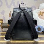 Replica Louis Vuitton Christopher Backpack Black