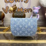 Replica Louis Vuitton Bumbag Mini Denim - 1:1 premium replica handbag