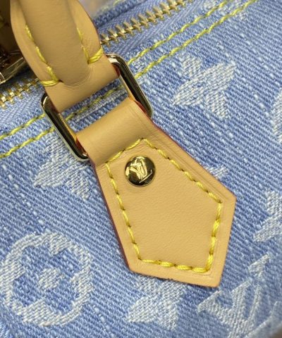 Fake Louis Vuitton Speedy Nano Denim - high-quality designer bag dupe