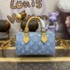 Fake Louis Vuitton Speedy Nano Denim - designer handbag clone