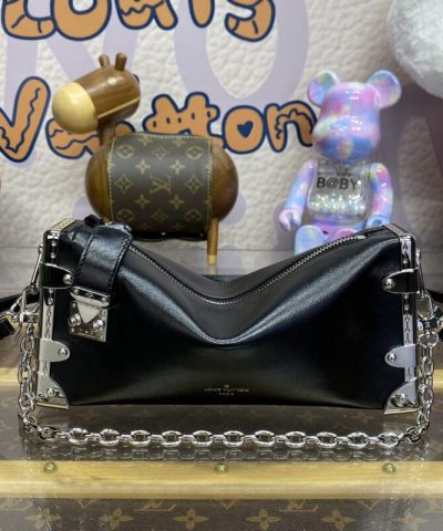 Replica Louis Vuitton Slim Trunk Black - premium superclone handbag