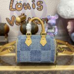Replica Louis Vuitton Speedy 18 Denim - high-quality designer bag dupe