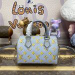 Replica Louis Vuitton Speedy Bandouliere 20 Blue Limited