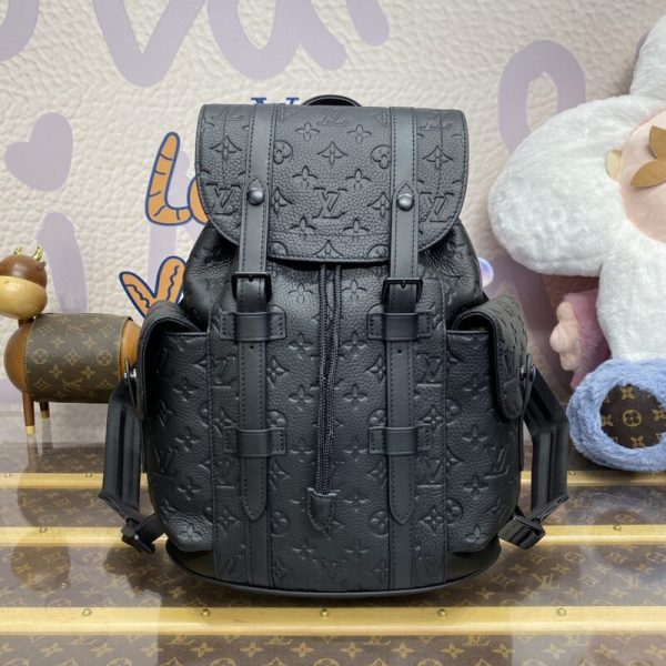 Replica Louis Vuitton Christopher Backpack Full Black