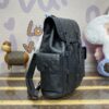 Fake Louis Vuitton Christopher Backpack Full Black - elite factory replica handbag