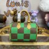 Fake Louis Vuitton Speedy 18 Green Grid - top-grade luxury bag dupe