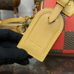 Replica Louis Vuitton Speedy 18 Red Grid - tasarımcı çanta klonu