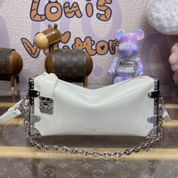 Replica Louis Vuitton Slim Trunk White - 1:1 premium replica handbag