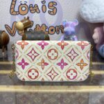 Replica Louis Vuitton Félicie Pochette White Orange Flowers - 1:1 premium replica handbag