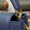 Replica Loius Vuitton Capucines Dark Blue - best quality fake designer bag