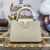 Replica Loius Vuitton Capucines Beige - ultra-realistic fake purse