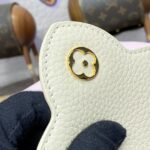 Replica Louis Vuitton Capucines Rosa Beige - replica di borse firmate di alta qualità