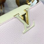 Replica Louis Vuitton Capucines Rosa Beige
