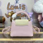 Replica Louis Vuitton Capucines Rosa Beige