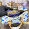 Replica Louis Vuitton Speedy Bandouliere 25 Blue – White - best quality fake designer bag