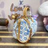 Replica Louis Vuitton Speedy Bandouliere 25 Blue – White - ultra-realistic fake purse