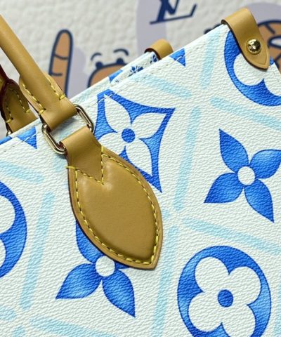 Fake LV Onthego Blue - 1:1 premium replica handbag