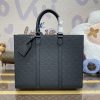 Replica Louis Vuitton Sac Plat 24H Black - 1:1 premium replica handbag