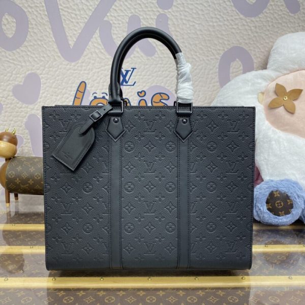 Replica Louis Vuitton Sac Plat 24H Black - 1:1 premium replica handbag