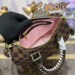 Replica Louis Vuitton Speedy Bandouliere 25 Brown Grid - elite factory replica handbag