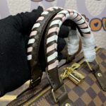 Replica Louis Vuitton Speedy 18 Brown Grid - premium superclone handbag
