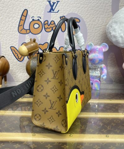 Fake LV Onthego PM Duck - best quality fake designer bag
