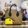 Fake LV Onthego PM Duck - affordable luxury replica bag