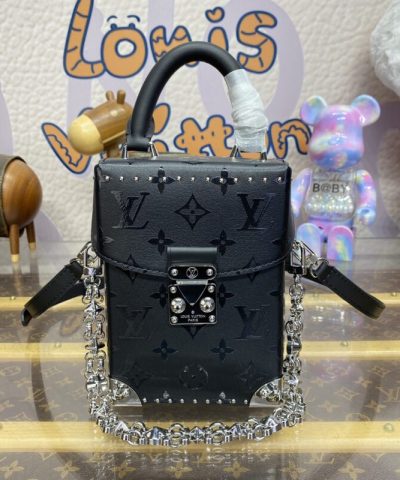 Fake Louis Vuitton Camera Box Black II - 1:1 premium replica handbag