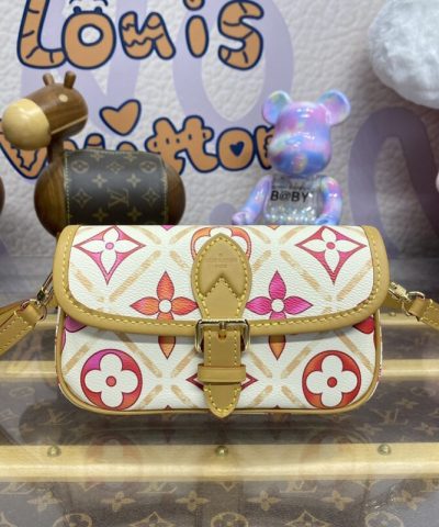 Fake Louis Vuitton Nano Diane Orange - affordable luxury replica bag