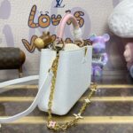 Replica Loius Vuitton Capucines White Pink - premium superclone handbag
