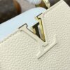 Fake Loius Vuitton Capucines Beige Blue - high-end replica designer purse