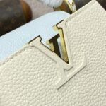 Replica Loius Vuitton Capucines Beige Blue